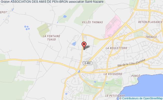 plan association Association Des Amis De Pen-bron Saint-Nazaire