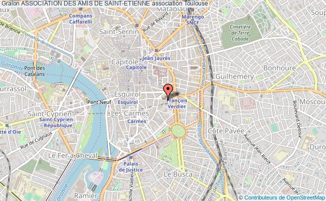 plan association Association Des Amis De Saint-etienne Toulouse