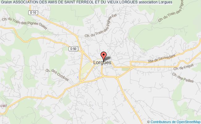 plan association Association Des Amis De Saint Ferreol Et Du Vieux Lorgues Lorgues