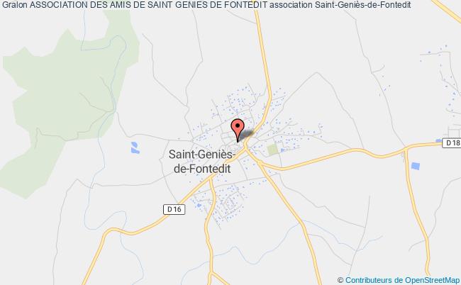 plan association Association Des Amis De Saint Genies De Fontedit Saint-Geniès-de-Fontedit