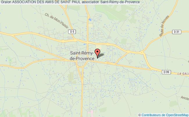 plan association Association Des Amis De Saint Paul Saint-Rémy-de-Provence