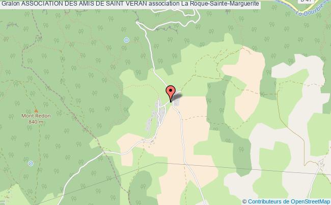 plan association Association Des Amis De Saint Veran La Roque-Sainte-Marguerite