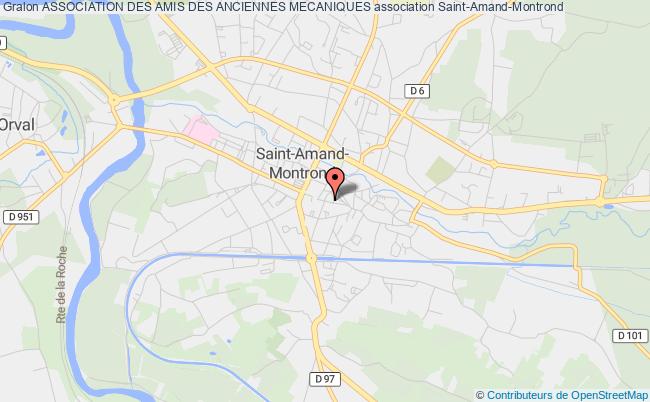 plan association Association Des Amis Des Anciennes Mecaniques Saint-Amand-Montrond