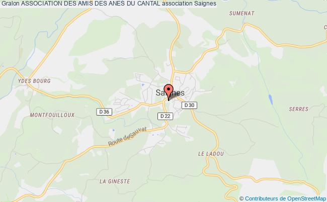 plan association Association Des Amis Des Anes Du Cantal Saignes