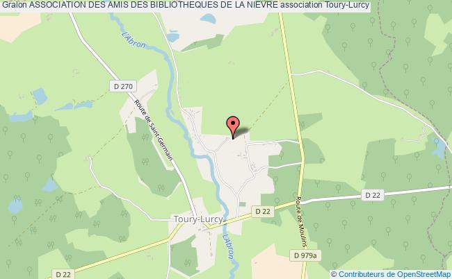 plan association Association Des Amis Des Bibliotheques De La Nievre Toury-Lurcy
