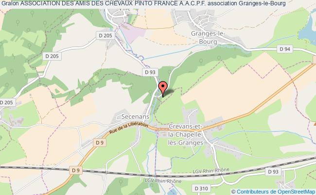 plan association Association Des Amis Des Chevaux Pinto France A.a.c.p.f. Granges-le-Bourg