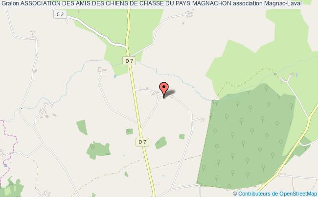 plan association Association Des Amis Des Chiens De Chasse Du Pays Magnachon Magnac-Laval