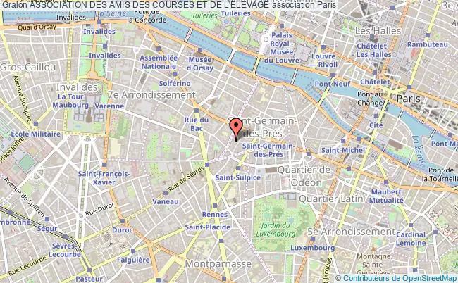plan association Association Des Amis Des Courses Et De L'elevage Paris