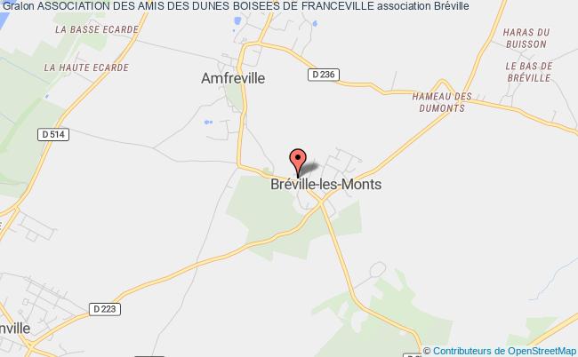 plan association Association Des Amis Des Dunes Boisees De Franceville Bréville-les-Monts