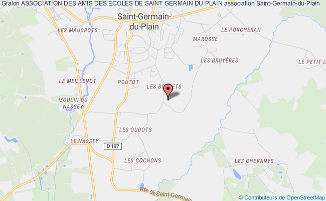 plan association Association Des Amis Des Ecoles De Saint Germain Du Plain Saint-Germain-du-Plain