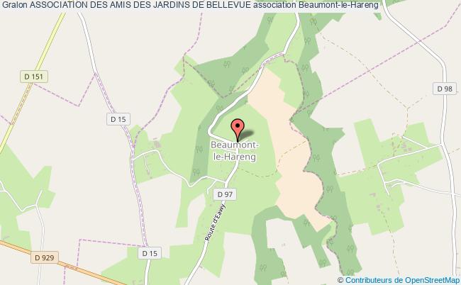 plan association Association Des Amis Des Jardins De Bellevue Beaumont-le-Hareng