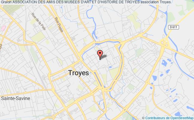 plan association Association Des Amis Des Musees D'art Et D'histoire De Troyes Troyes