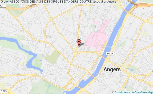 plan association Association Des Amis Des Orgues De La Doutre Angers