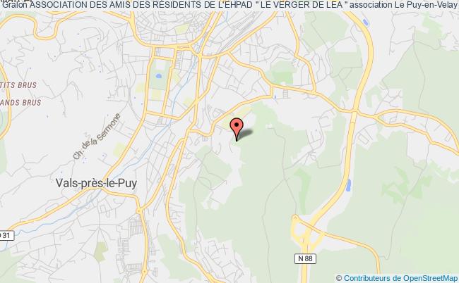 plan association Association Des Amis Des RÉsidents De L'ehpad " Le Verger De Lea " Le Puy-en-Velay