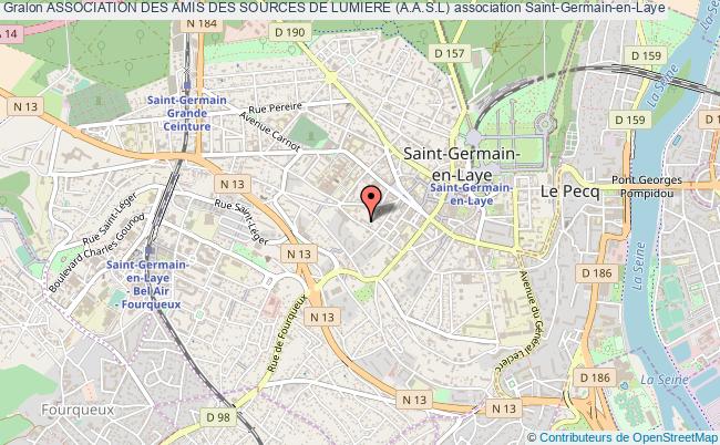 plan association Association Des Amis Des Sources De Lumiere (a.a.s.l) Saint-Germain-en-Laye