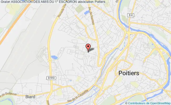 plan association Association Des Amis Du 1° Escadron Poitiers