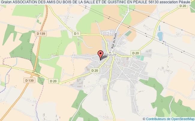 ASSOCIATION DES AMIS DU BOIS DE LA SALLE ET DE QUISTINIC EN PÉAULE 56130