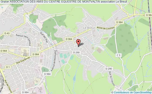 plan association Association Des Amis Du Centre Equestre De Montvaltin Le    Breuil