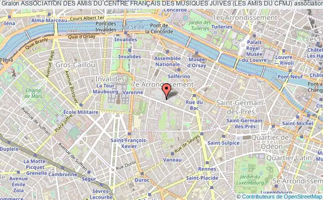 plan association Association Des Amis Du Centre FranÇais Des Musiques Juives (les Amis Du Cfmj) Paris