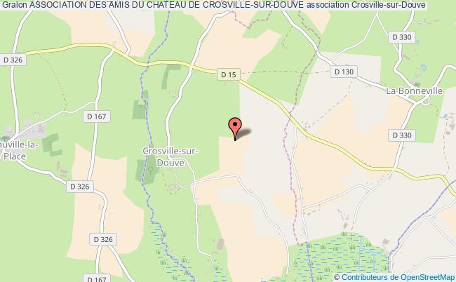 plan association Association Des Amis Du Chateau De Crosville-sur-douve Crosville-sur-Douve