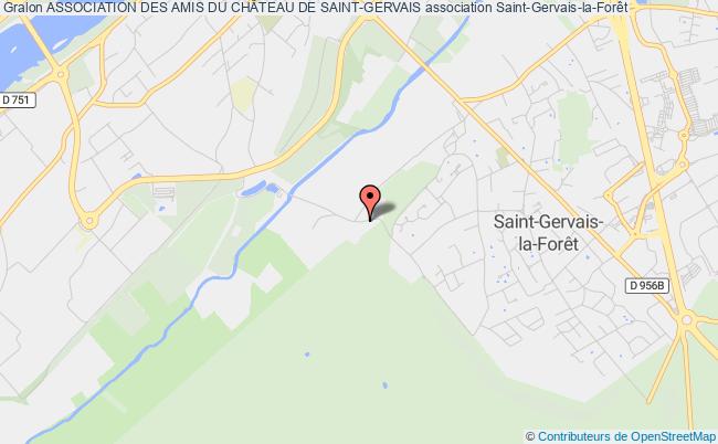 plan association Association Des Amis Du ChÂteau De Saint-gervais Saint-Gervais-la-Forêt