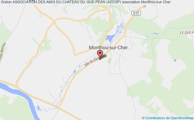 plan association Association Des Amis Du Chateau Du Gue-pean (a2cgp) Monthou-sur-Cher