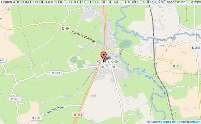 plan association Association Des Amis Du Clocher De L'eglise De Quettreville Sur Sienne Quettreville-sur-Sienne