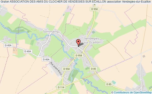 plan association Association Des Amis Du Clocher De Vendegies Sur Ecaillon Vendegies-sur-Écaillon