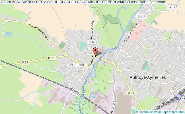 plan association Association Des Amis Du Clocher Saint Michel De Berlaimont Berlaimont