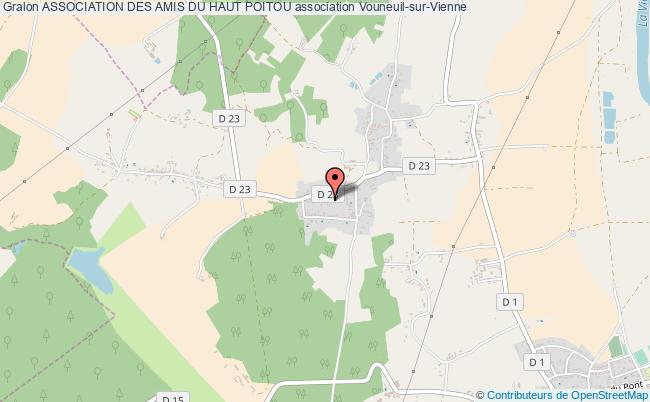 plan association Association Des Amis Du Haut Poitou Vouneuil-sur-Vienne