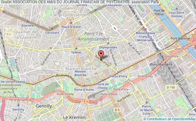 plan association Association Des Amis Du Journal Francais De Psychiatrie Paris