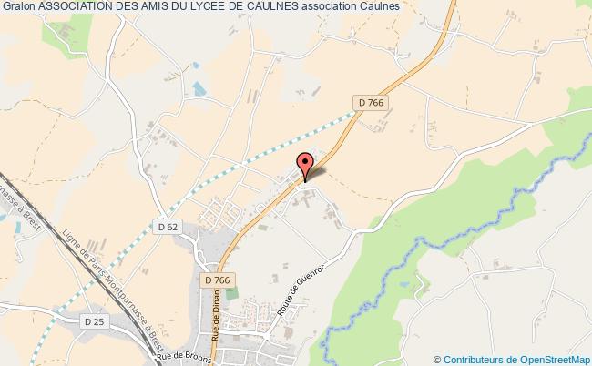 plan association Association Des Amis Du Lycee De Caulnes Caulnes