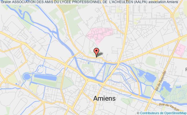 plan association Association Des Amis Du Lycee Professionnel De  L'acheuleen (aalpa) Amiens