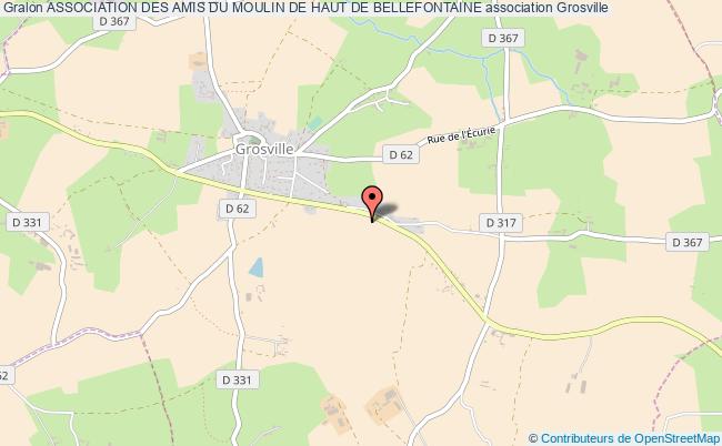 plan association Association Des Amis Du Moulin De Haut De Bellefontaine Grosville
