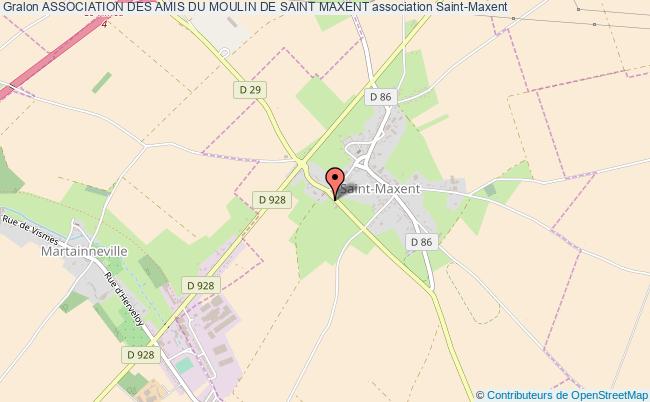 plan association Association Des Amis Du Moulin De Saint Maxent Saint-Maxent