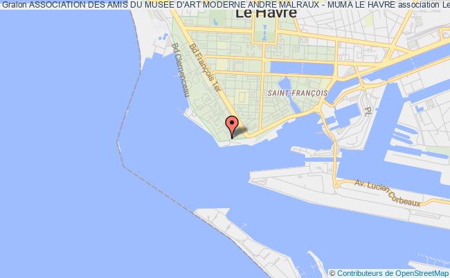 plan association Association Des Amis Du Musee D'art Moderne Andre Malraux - Muma Le Havre Le Havre