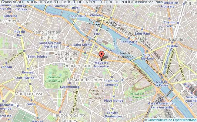 plan association Association Des Amis Du Musee De La Prefecture De Police Paris