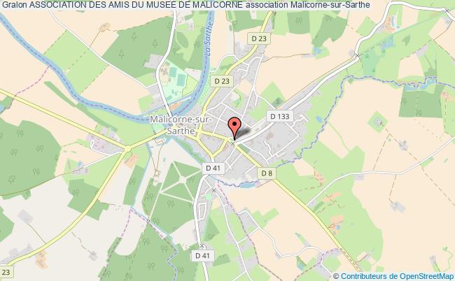plan association Association Des Amis Du Musee De Malicorne Malicorne-sur-Sarthe