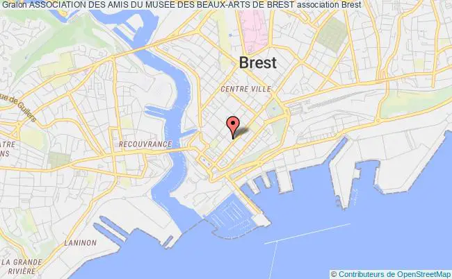 plan association Association Des Amis Du Musee Des Beaux-arts De Brest Brest