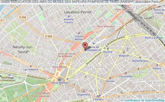plan association Association Des Amis Du Musee Des Sapeurs-pompiers De Paris (aamspp) Paris