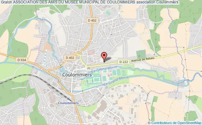plan association Association Des Amis Du Musee Municipal De Coulommiers Coulommiers