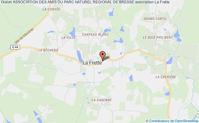 plan association Association Des Amis Du Parc Naturel Regional De Bresse La    Frette