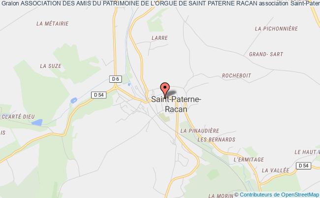 ASSOCIATION DES AMIS DU PATRIMOINE DE L'ORGUE DE SAINT PATERNE RACAN