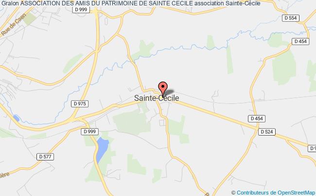 plan association Association Des Amis Du Patrimoine De Sainte Cecile Sainte-Cécile