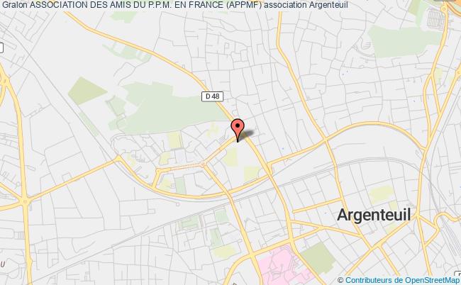 plan association Association Des Amis Du P.p.m. En France (appmf) Argenteuil