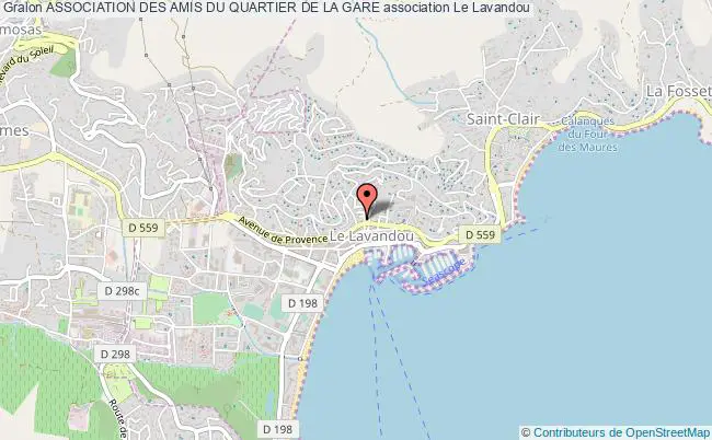 plan association Association Des Amis Du Quartier De La Gare Le    Lavandou