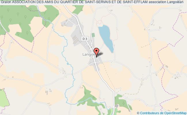 plan association Association Des Amis Du Quartier De Saint-servais Et De Saint-efflam Langoëlan