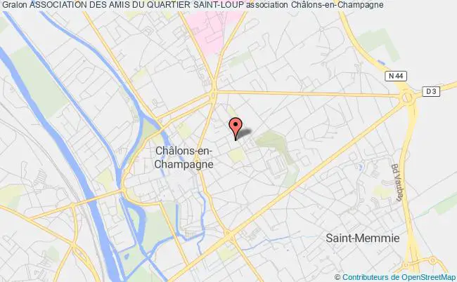 plan association Association Des Amis Du Quartier Saint-loup Châlons-en-Champagne