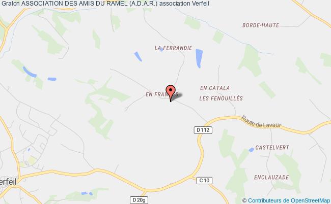 plan association Association Des Amis Du Ramel (a.d.a.r.) Verfeil