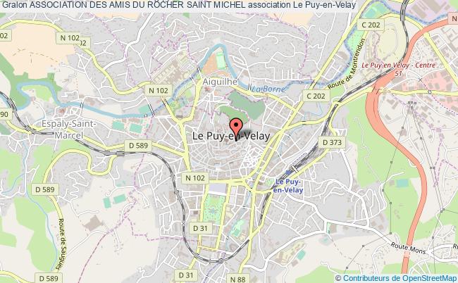 plan association Association Des Amis Du Rocher Saint Michel Le Puy-en-Velay